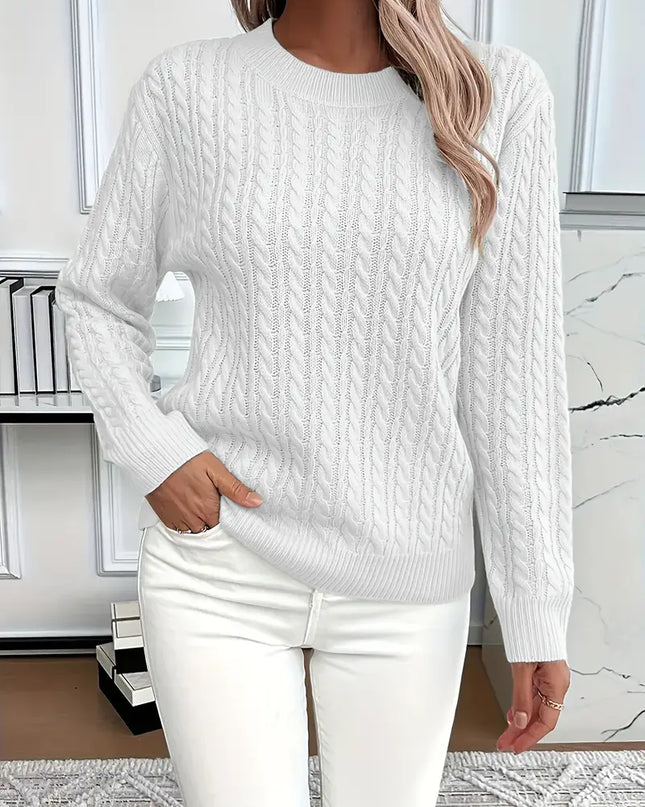 Women's Blouse | Cable Knit Pattern