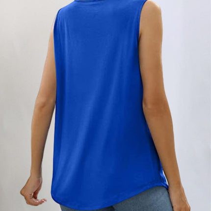 Women’s Top | Square Neck Pleated Front