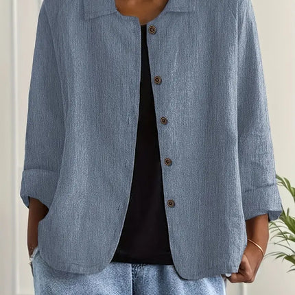 Women’s Blouse | Long Sleeve Button-Up