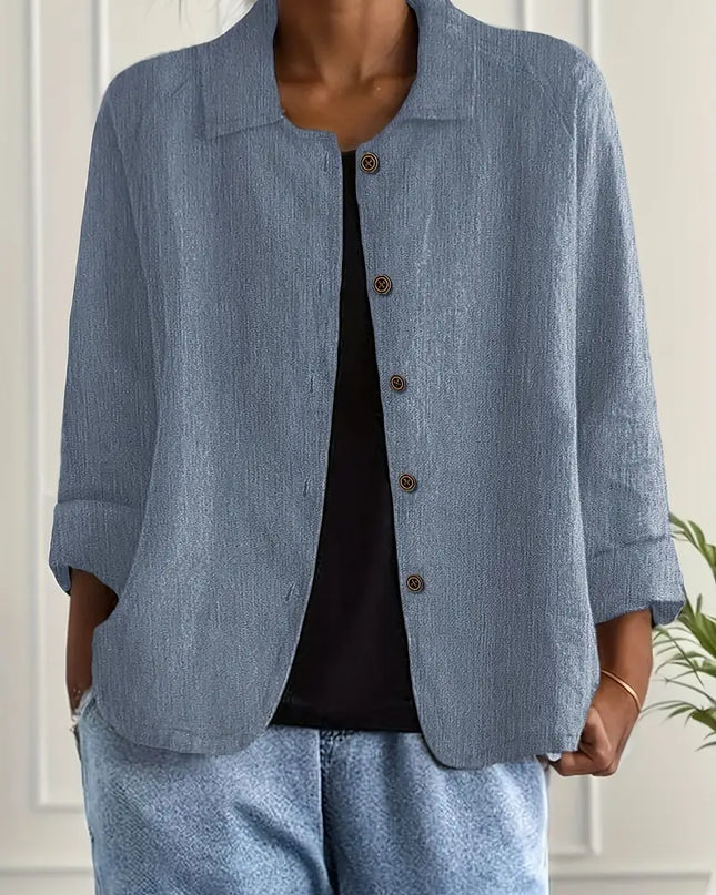 Women’s Blouse | Long Sleeve Button-Up