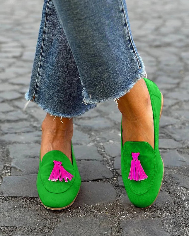 Loafers for Women | Tassel Accent