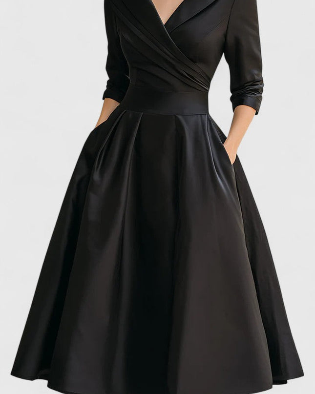 Yan | Elegant Midi Dress