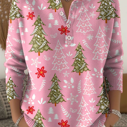 Women's Blouse | Holiday Print