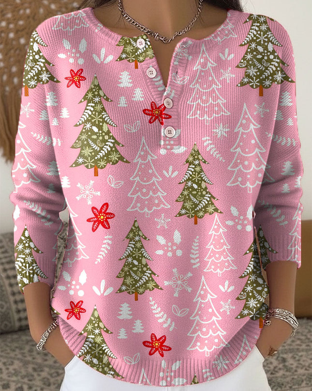 Women's Blouse | Holiday Print