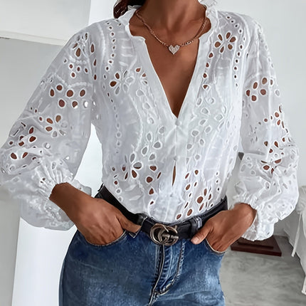 Women’s Blouse | Embroidered Long Sleeve