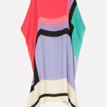 Valarie | Elegant Geometric Print Caftan
