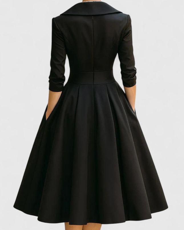 Yan | Elegant Midi Dress