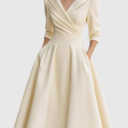 Yan | Elegant Midi Dress