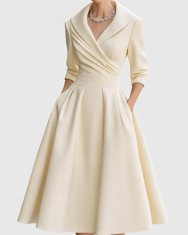 Yan | Elegant Midi Dress
