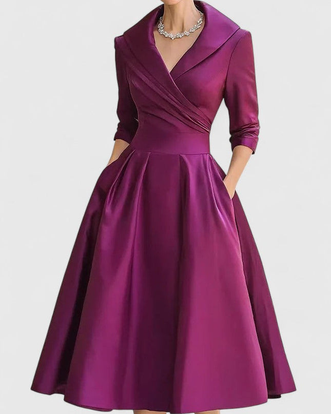Yan | Elegant Midi Dress
