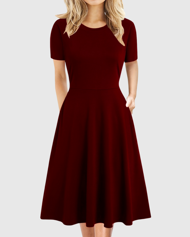 Evelyn Quinn | Retro A-Line Summer Dress