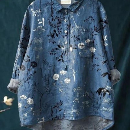 Women’s Blouse | Button-Up Floral