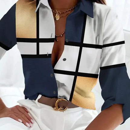 Women’s Blouse | Printed Button Down