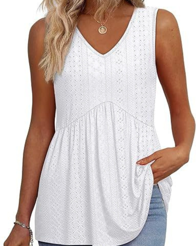 Women’s Top | Sleeveless V-Neck