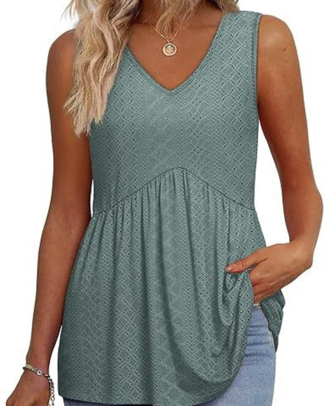Women’s Top | Sleeveless V-Neck