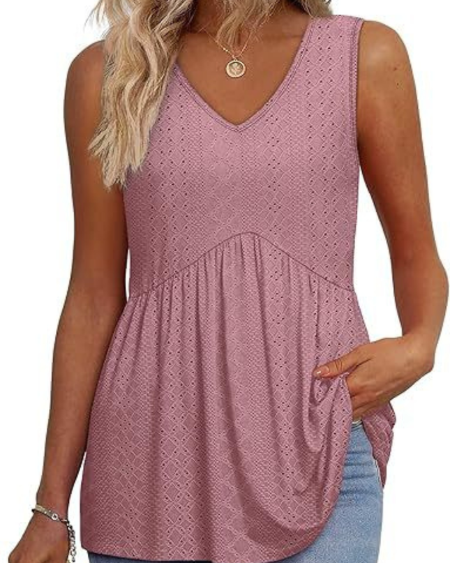 Women’s Top | Sleeveless V-Neck