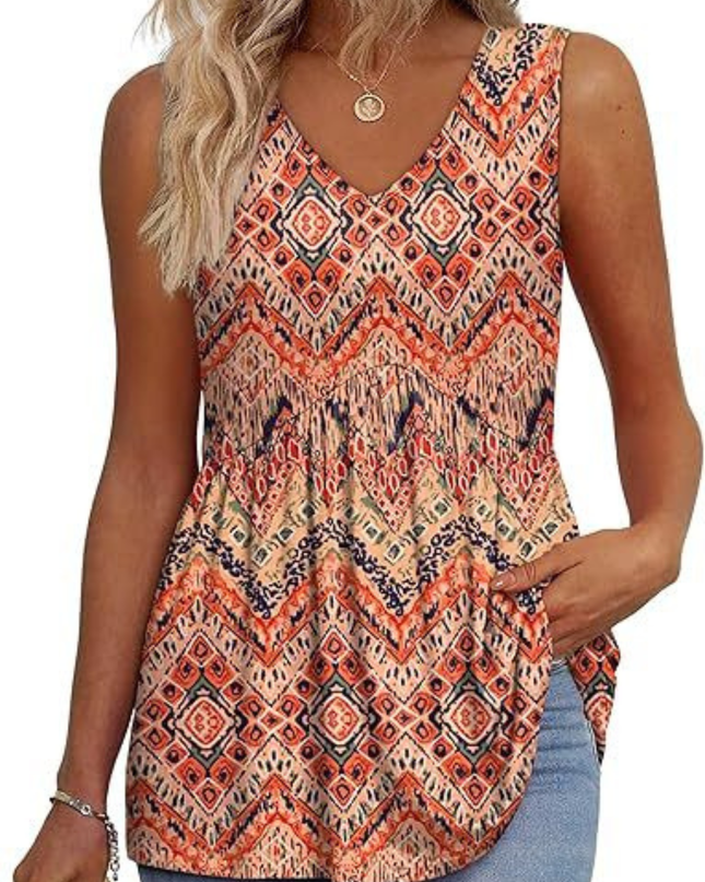 Women’s Top | Sleeveless V-Neck