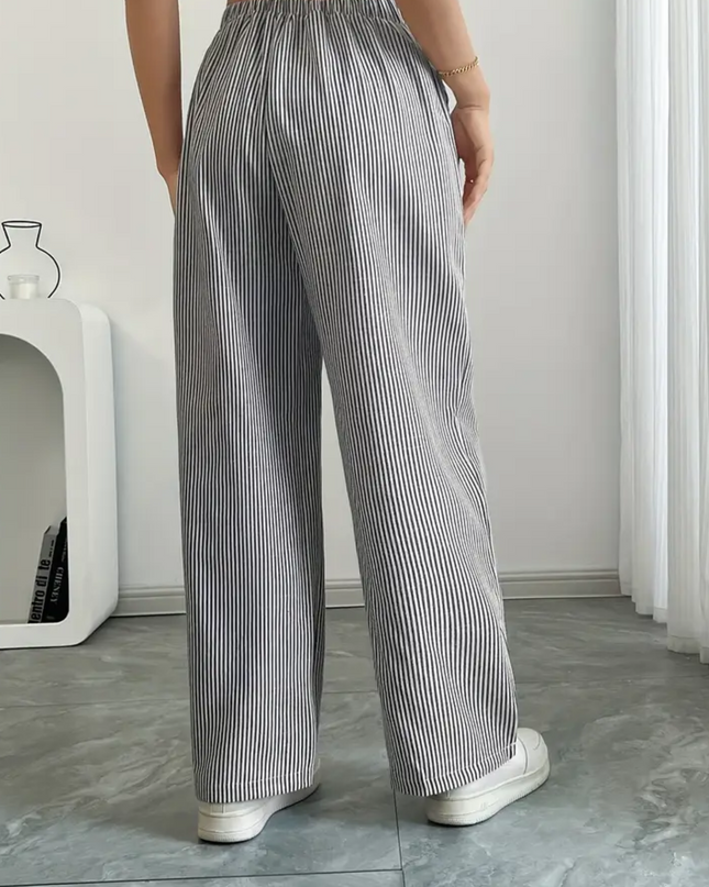 Women’s Pants | Striped With Pockets