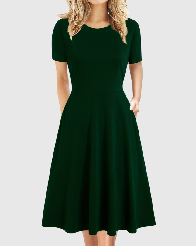 Evelyn Quinn | Retro A-Line Summer Dress