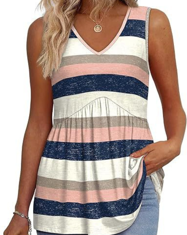 Women’s Top | Sleeveless V-Neck