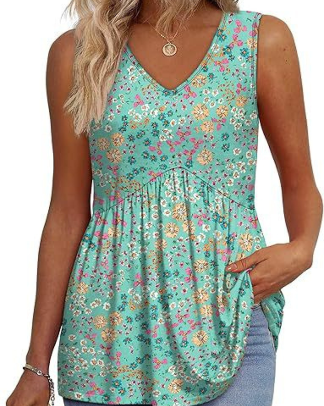 Women’s Top | Sleeveless V-Neck