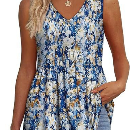 Women’s Top | Sleeveless V-Neck