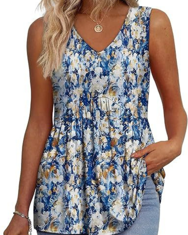 Women’s Top | Sleeveless V-Neck