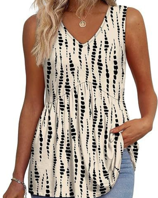 Women’s Top | Sleeveless V-Neck
