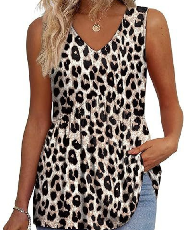 Women’s Top | Sleeveless V-Neck