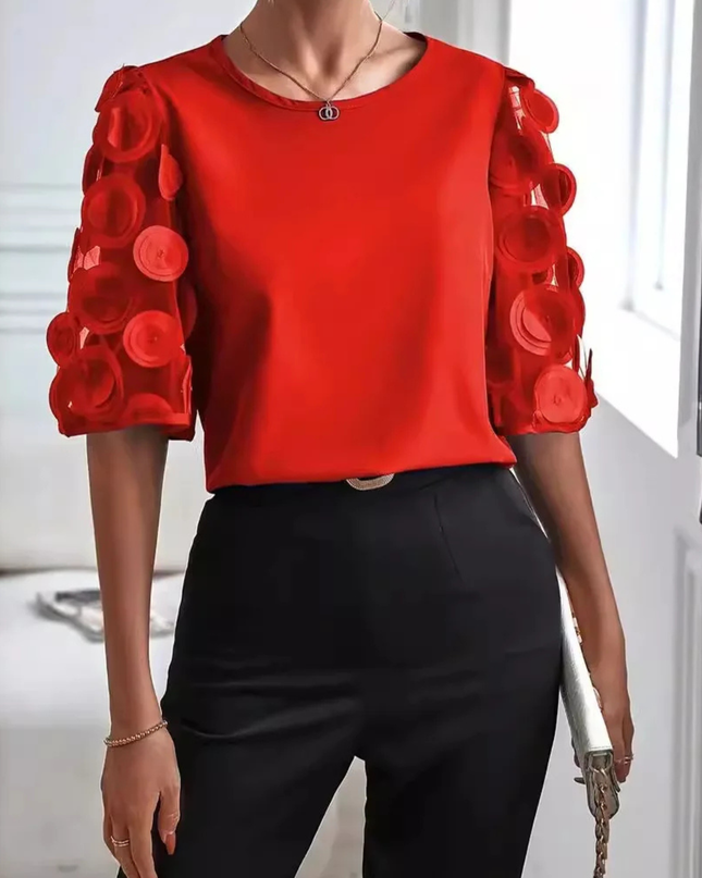 Women’s Top  | Appliqué Sleeve