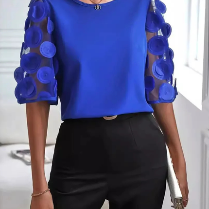 Women’s Top  | Appliqué Sleeve