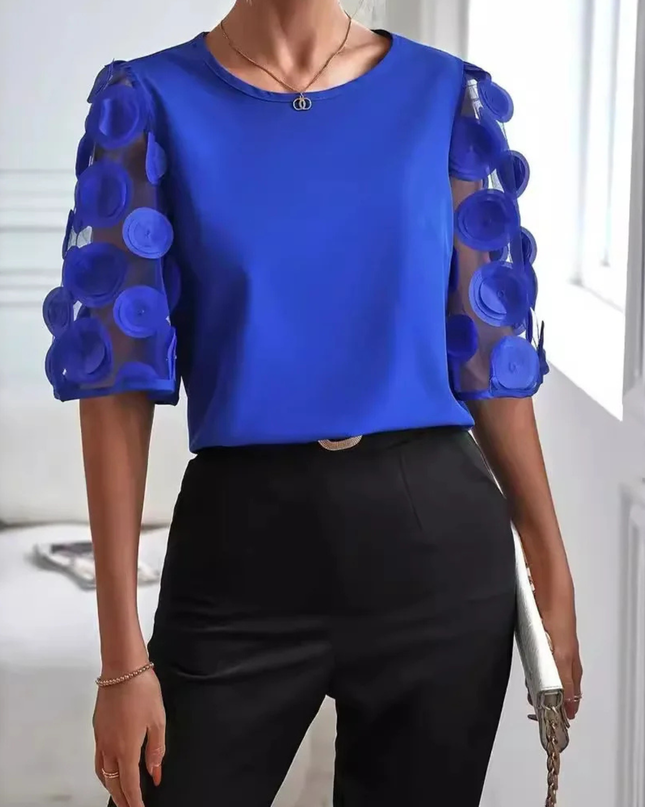 Women’s Top  | Appliqué Sleeve