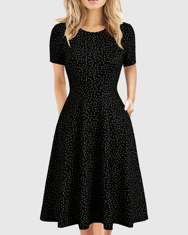 Evelyn Quinn | Retro A-Line Summer Dress