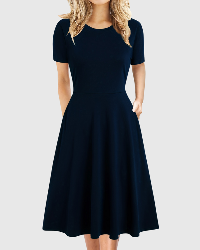 Evelyn Quinn | Retro A-Line Summer Dress