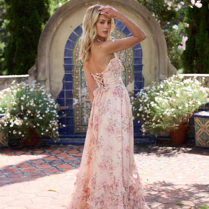 Women's Dress | Spaghetti Strap Maxi Ruffle Hem