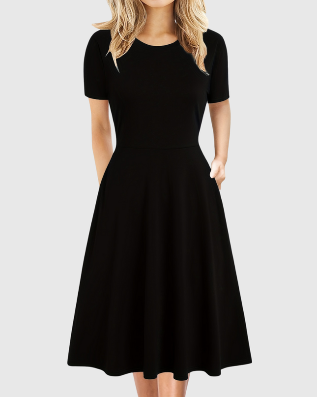 Evelyn Quinn | Retro A-Line Summer Dress