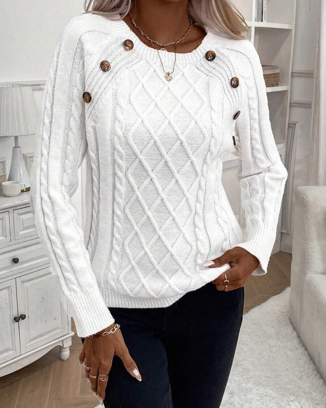 Women's Blouse | Decorative Button Details