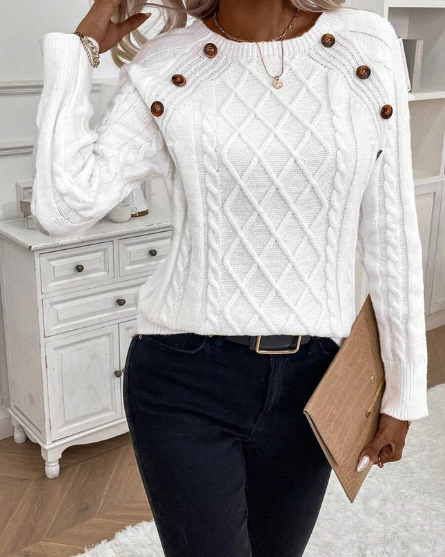 Women's Blouse | Decorative Button Details