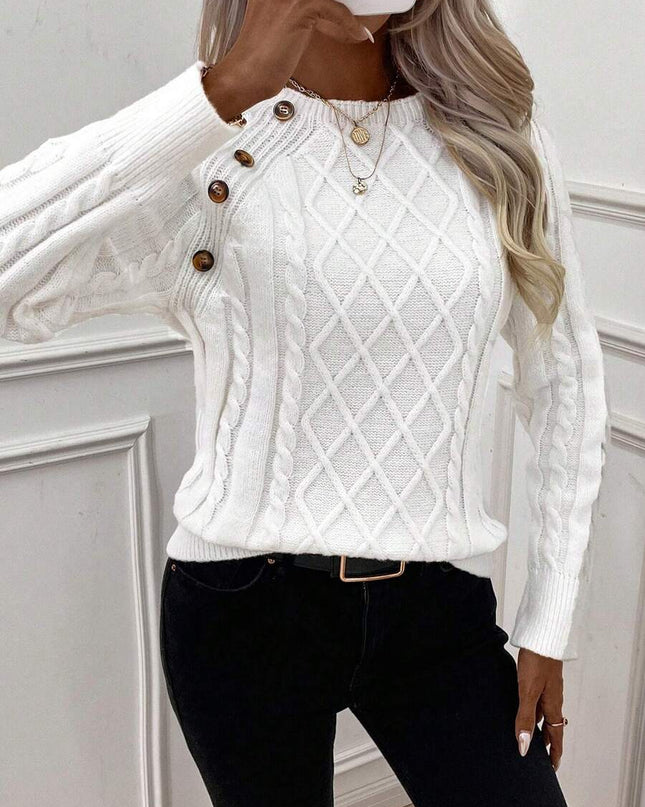 Women's Blouse | Decorative Button Details