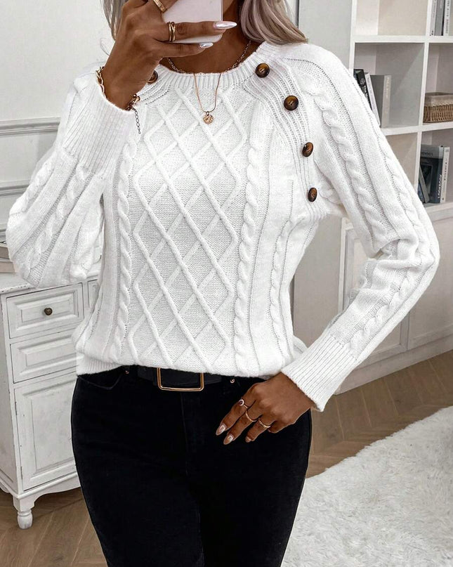 Women's Blouse | Decorative Button Details