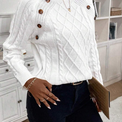Women's Blouse | Decorative Button Details