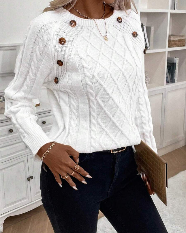 Women's Blouse | Decorative Button Details