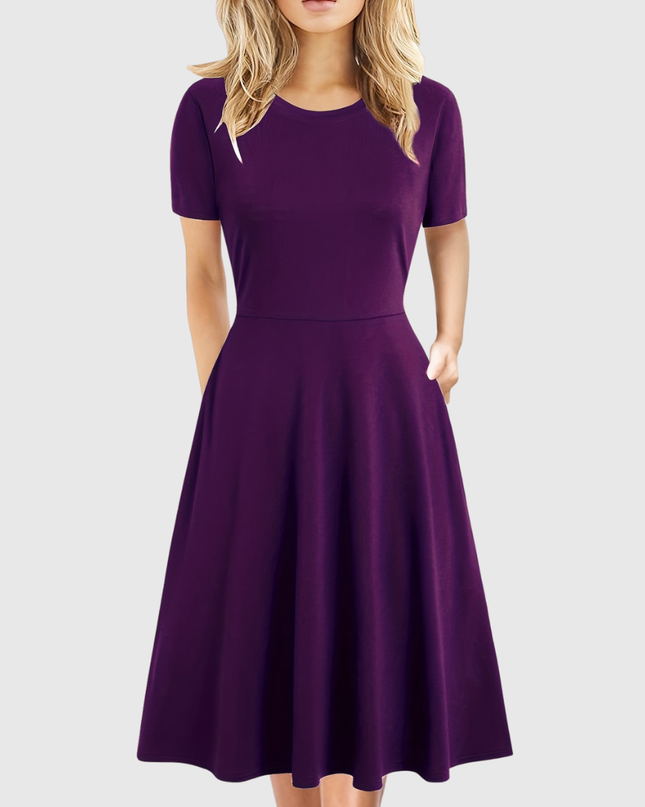 Evelyn Quinn | Retro A-Line Summer Dress
