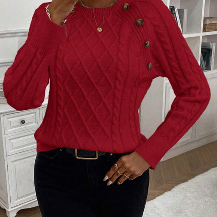 Women's Blouse | Decorative Button Details