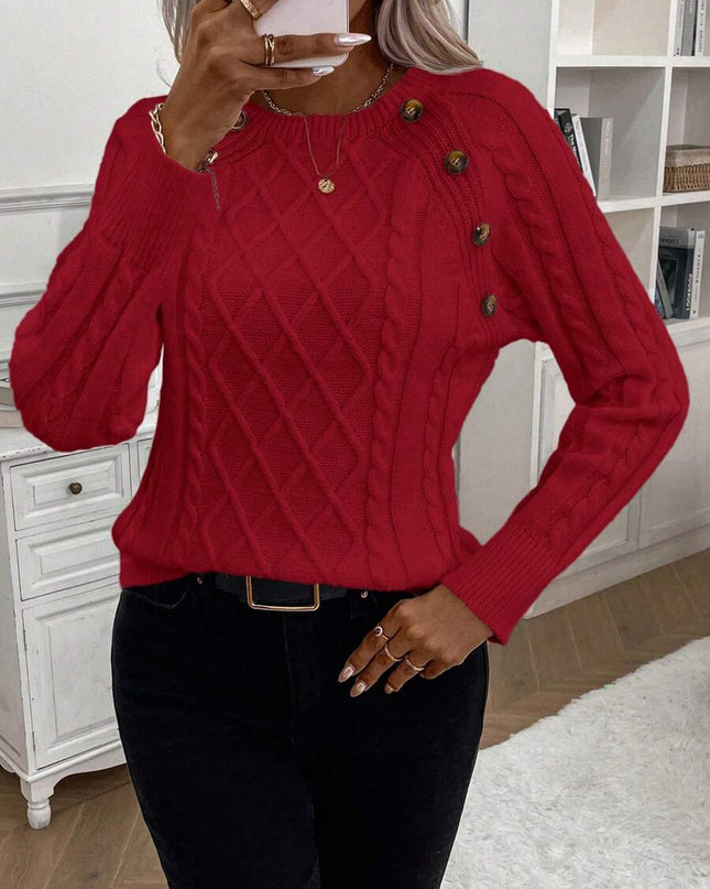 Women's Blouse | Decorative Button Details