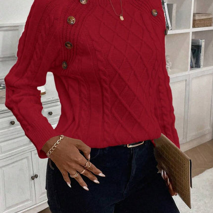 Women's Blouse | Decorative Button Details