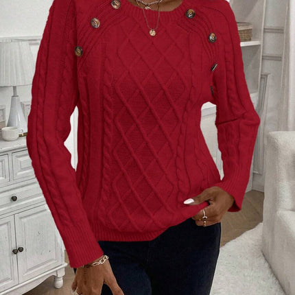 Women's Blouse | Decorative Button Details