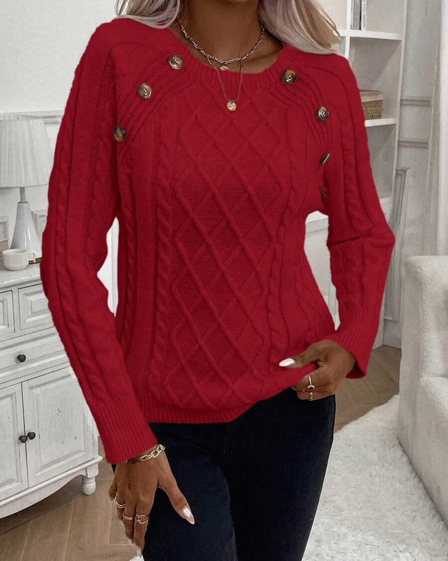 Women's Blouse | Decorative Button Details