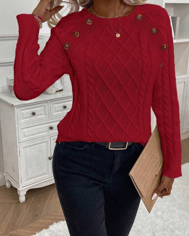 Women's Blouse | Decorative Button Details