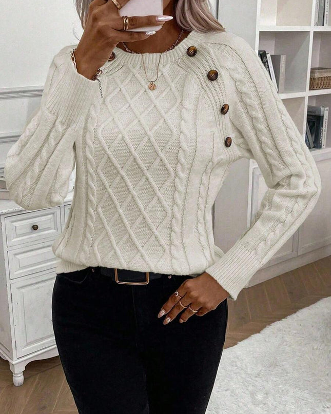Women's Blouse | Decorative Button Details
